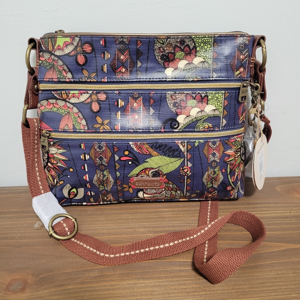 Sakroots owl crossbody